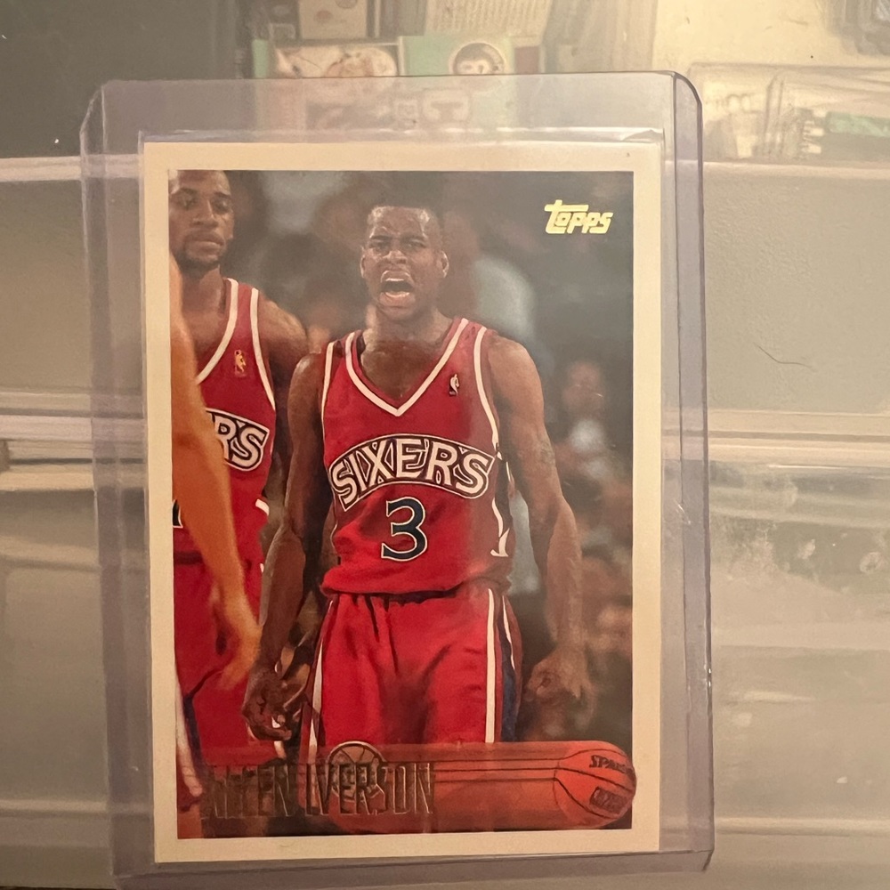 Allen iverson Topps Rc - Picture 2 of 2